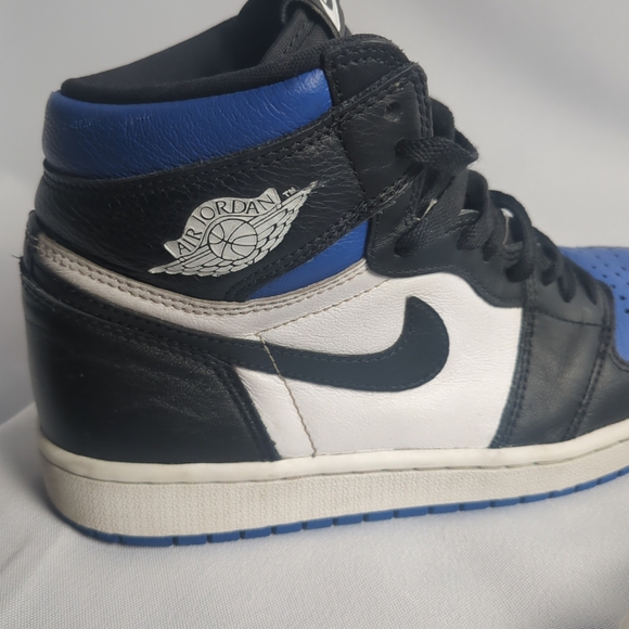 Nike Jordan 1 royal toe blue sz8.5 - Picture 8 of 16